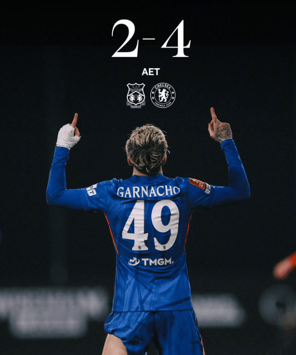 足总杯切尔西4-2雷克瑟姆，险胜揭示轮换阵容不稳，加纳乔封神